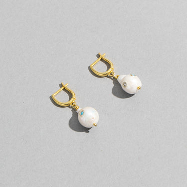 Embellished Pearl Earrings