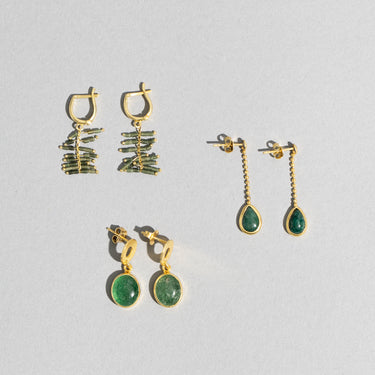 Jade Albizia Drop Earrings